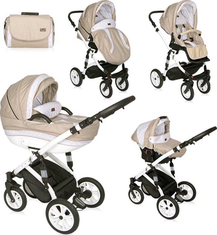 Το πολυκαρότσι Lorelli Bertoni διαθέτει και ρόδες αέρος!